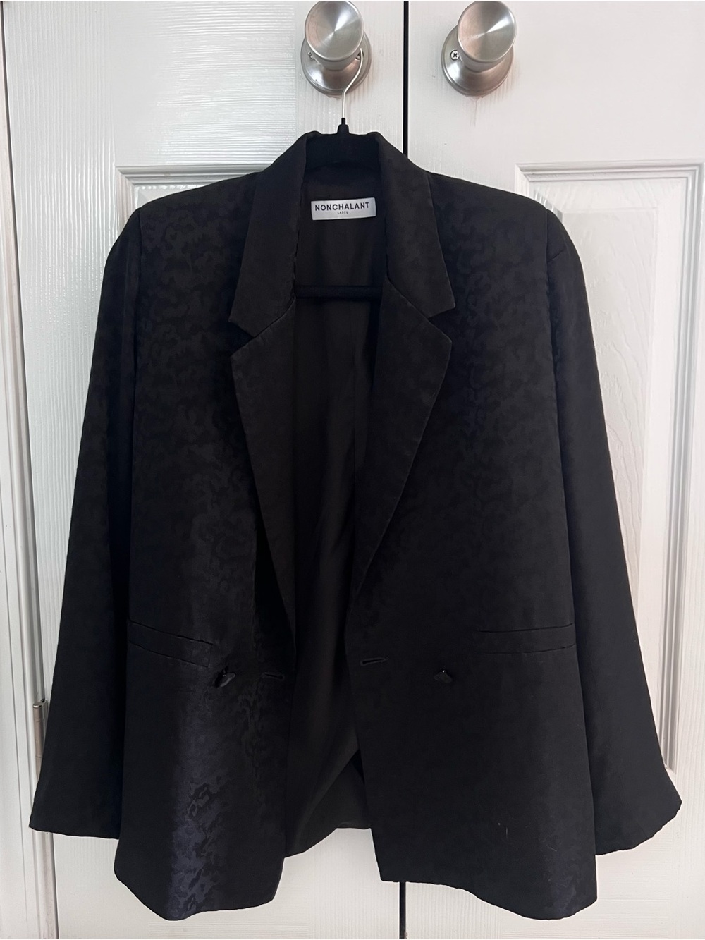 Nonchalant Label Jacquard Blazer